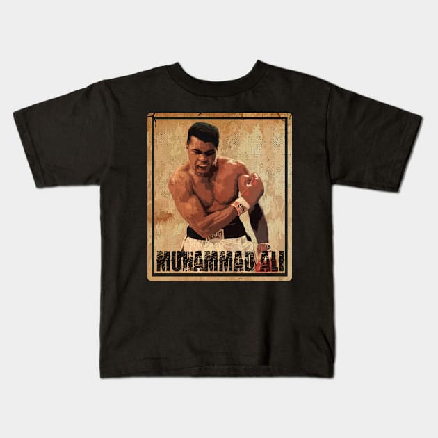 ALI Design 21//muhammad ali Kids T-Shirt by katroxdesignshopart444